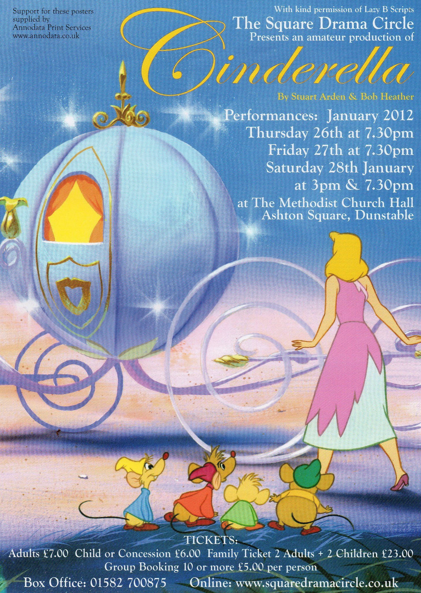 Cinderella production artwork