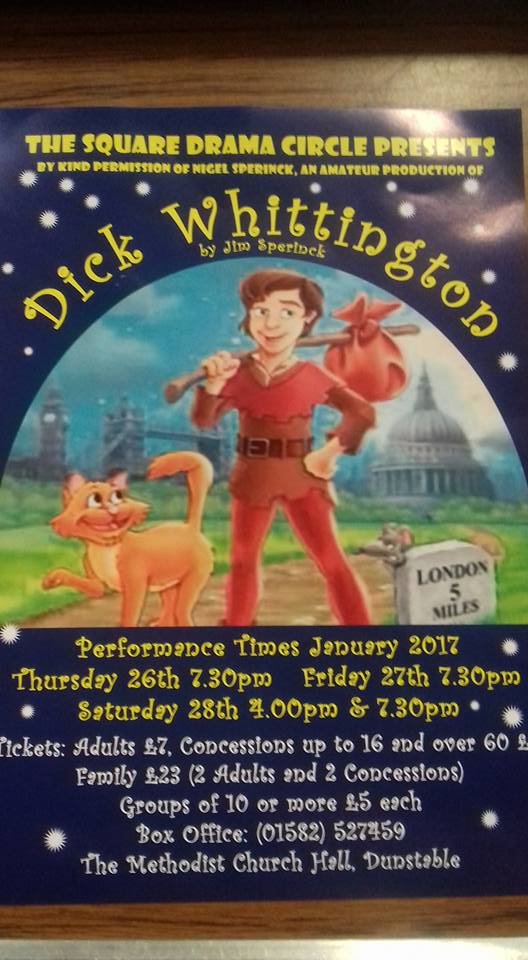 Dick Whittington production artwork